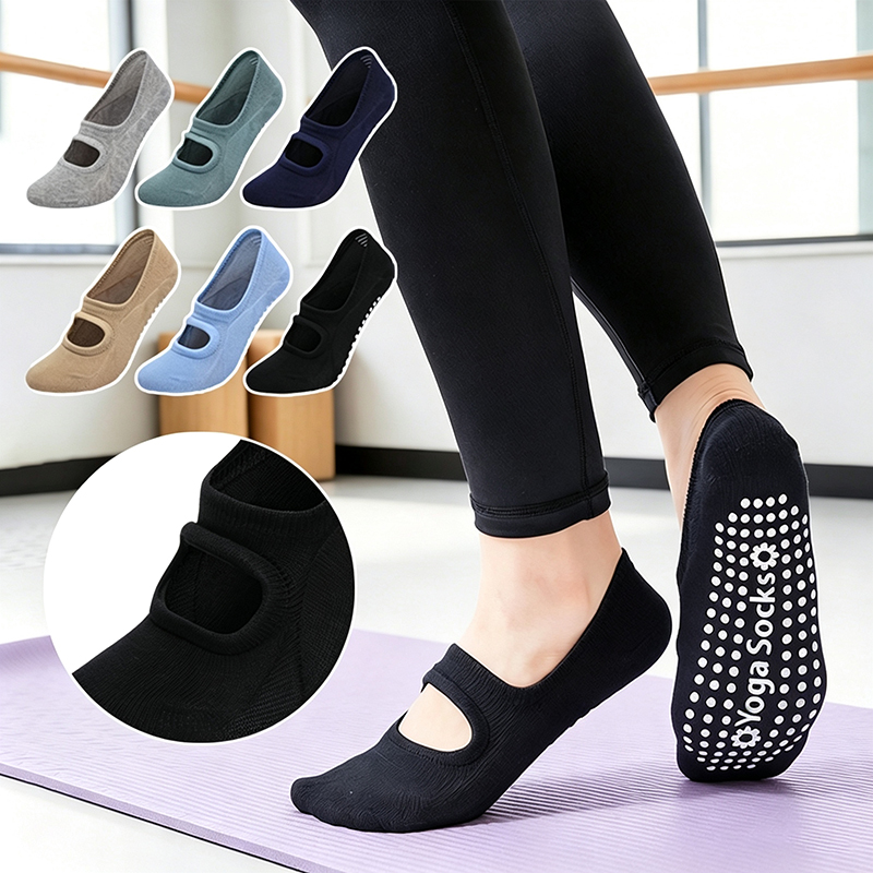 Pilate Yoga Workout - Calzini da Yoga Antiscivolo Senza Tallone